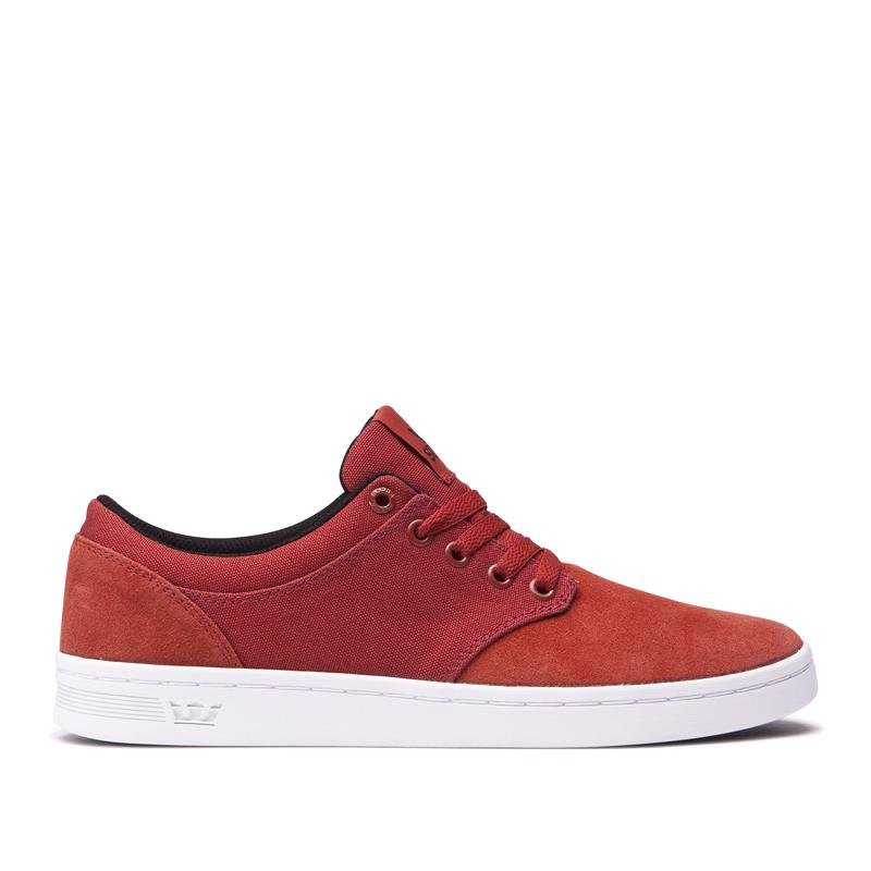 Supra CHINO COURT Sneaker Low Damen Rot / Orange Sale LDIYU0648